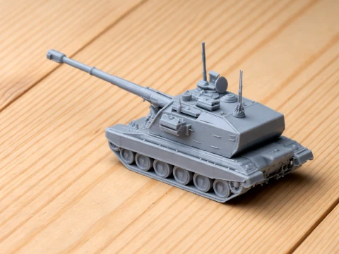 2S19 Msta tank 3D Model