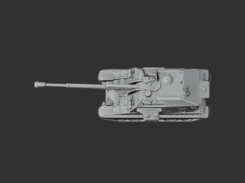 2S19 Msta tank 3D Model