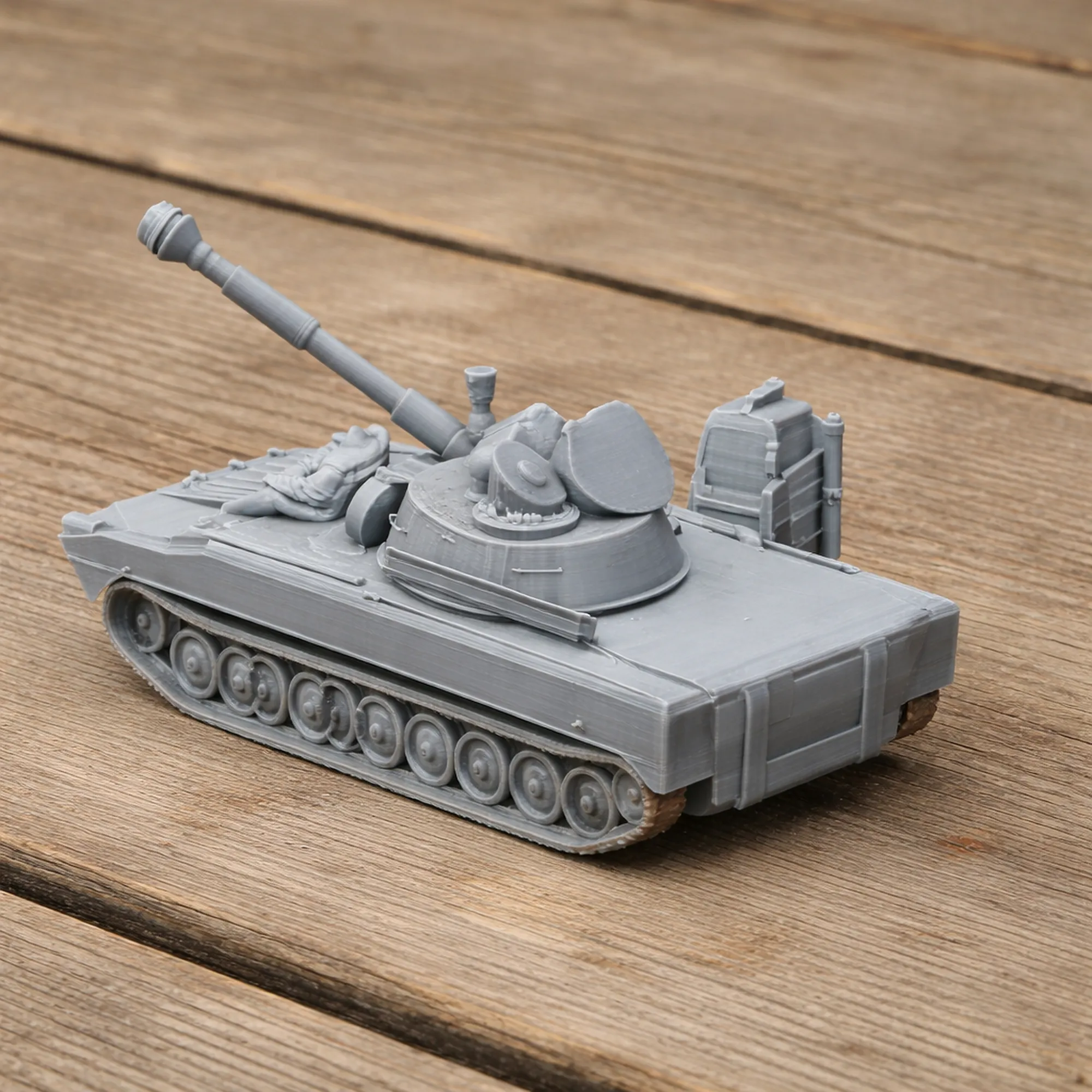 2S1 Gvozdika 3D Model .c4d .max .obj .3ds .fbx .stl .blend 