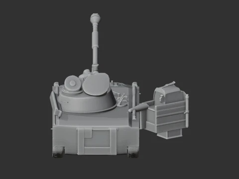 2S1 Gvozdika 3D Model