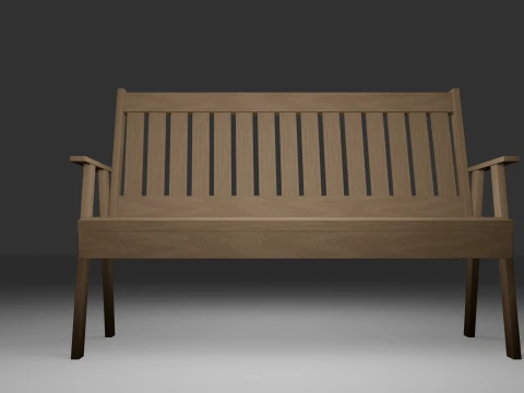 Bench 3D 3D Model