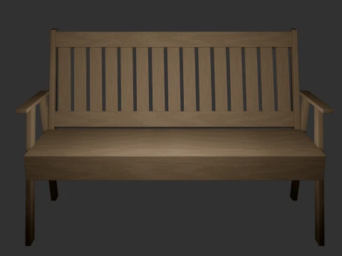 Bench 3D 3D Model