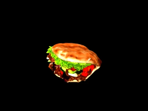 Churrasquinho Modelo 3D