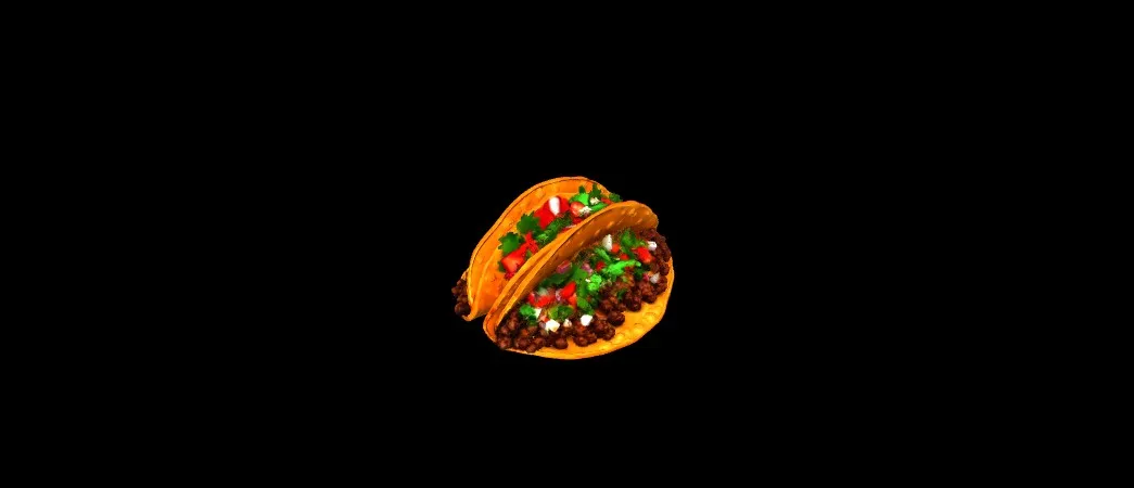 Tacos 3D Model .c4d .max .obj .3ds .fbx .stl .blend 