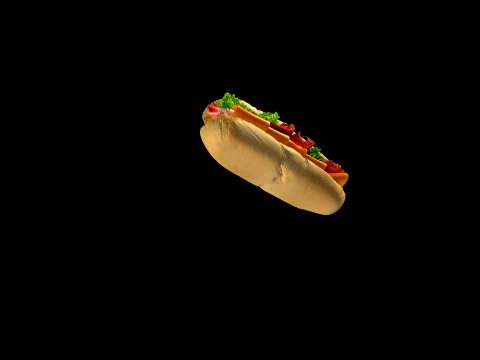 타코 3D 모델