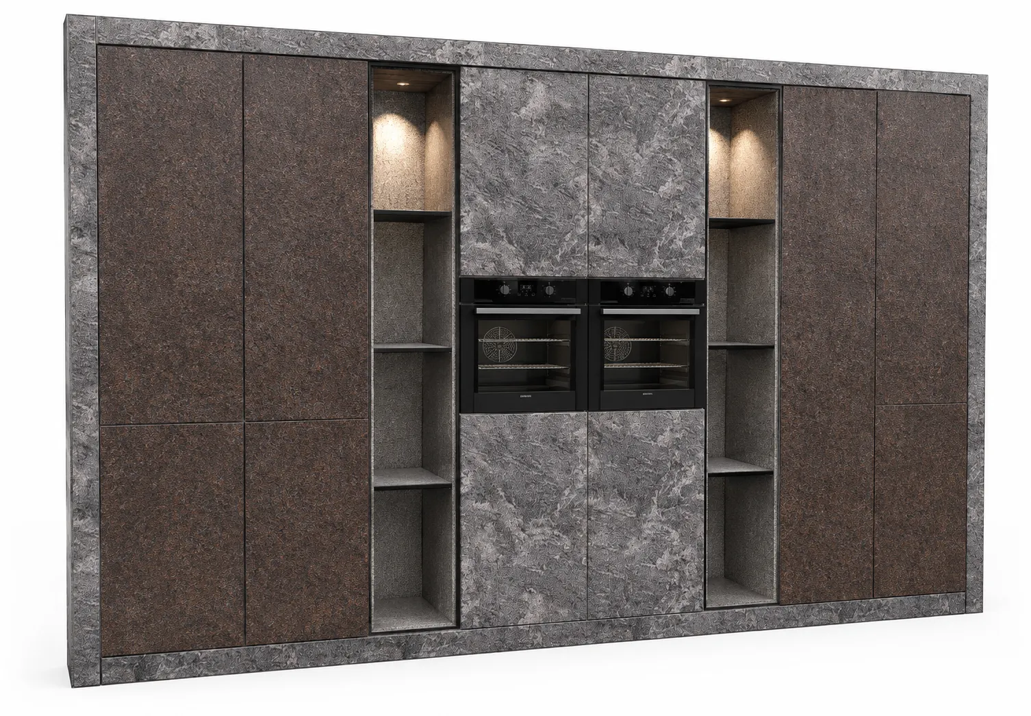 Kitchen granite modern 3D Model .c4d .max .obj .3ds .fbx .stl .blend 