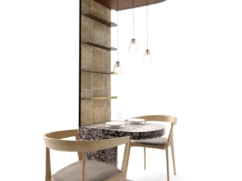 Restaurant table 3D Model