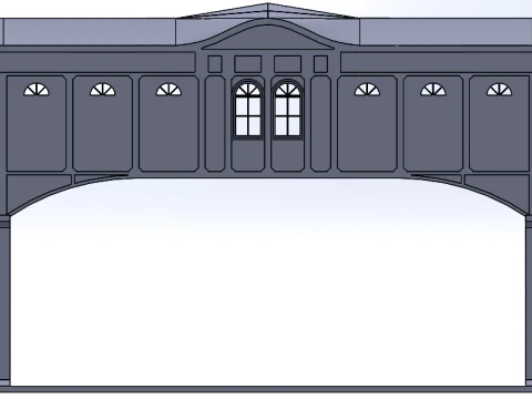 Historic Skybridge 3D Print Model