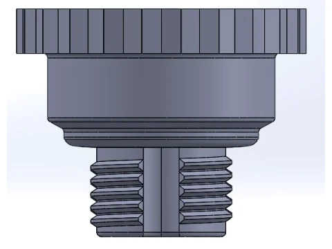 Universal Threaded Cap 3D Print Model