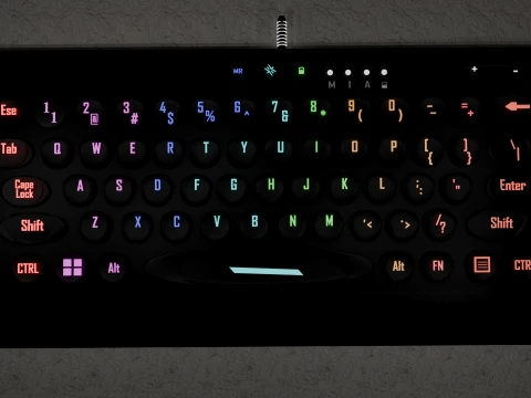 Gaming keyboard 3D Model