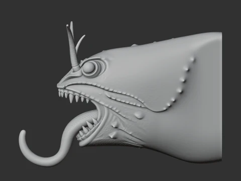 Cabide de parede com cabe&ccedil;a de lagosta e gancho para porta-chaves Modelo 3D