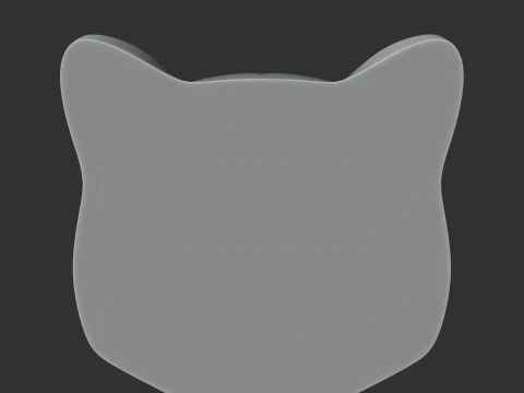 Raccoon Head Wall Hanger Coat and Key Holder Hook 3D Model