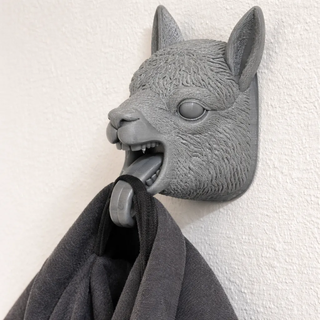 Alpaca 3D Model .c4d .max .obj .3ds .fbx .stl .blend 