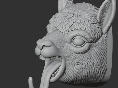 Alpaca 3D Model