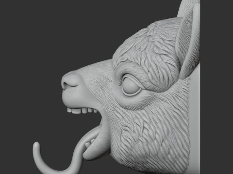Alpaca 3D Model