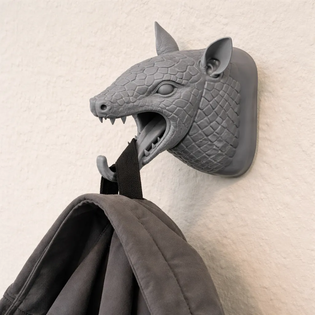 Armadillo 3D Model .c4d .max .obj .3ds .fbx .stl .blend