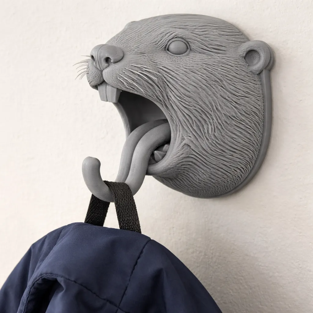 Beaver 3D Model .c4d .max .obj .3ds .fbx .stl .blend