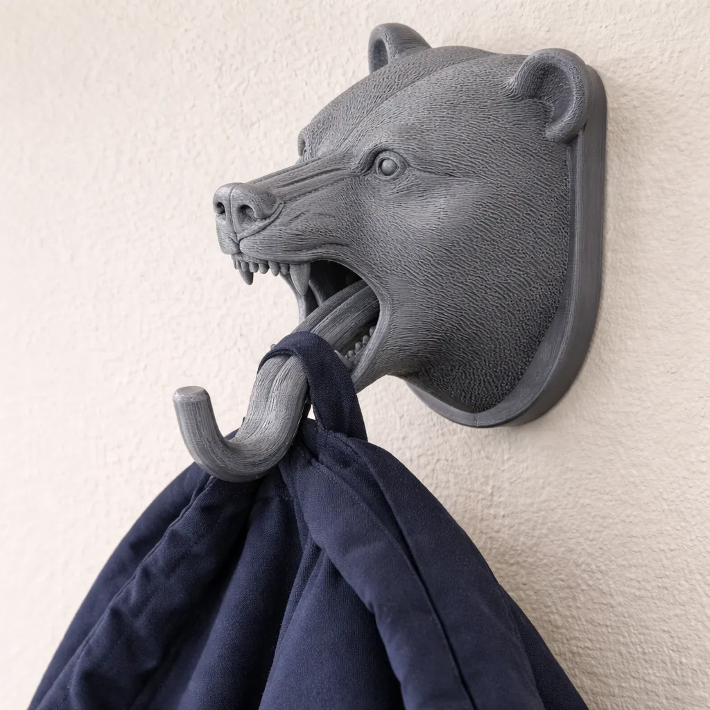 Black bear 3D Model .c4d .max .obj .3ds .fbx .stl .blend