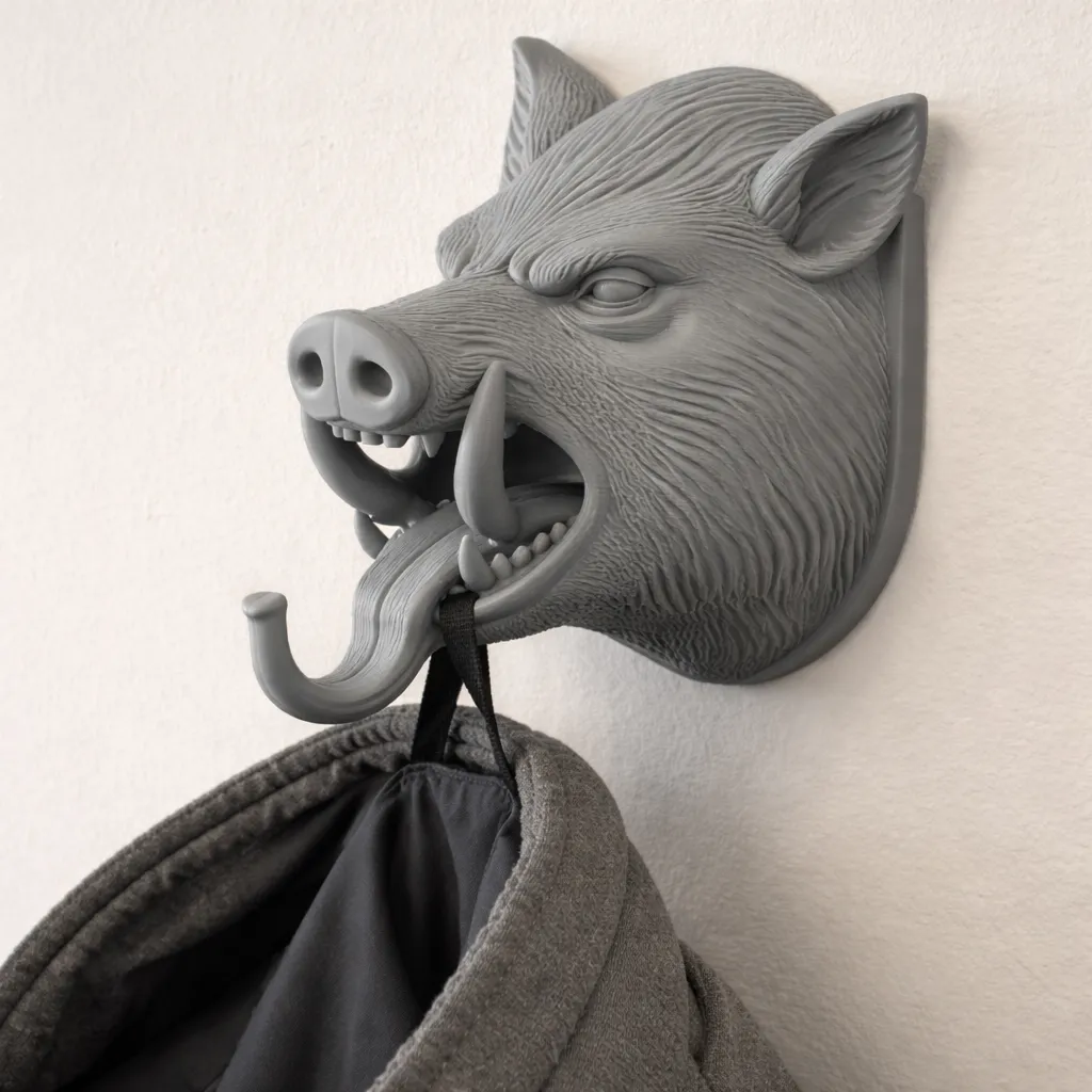 Boar 3D Model .c4d .max .obj .3ds .fbx .stl .blend