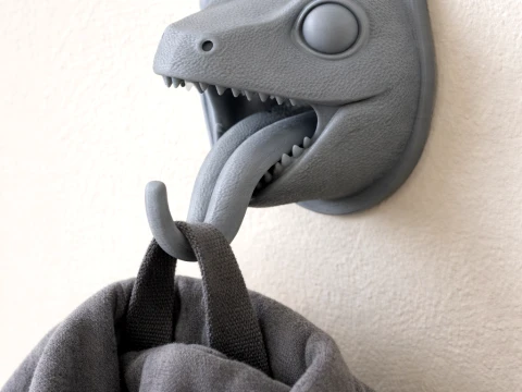 Newt HEAD APPENDIABITI DA PARETE E GANCIO PORTACHIAVI Modello 3D