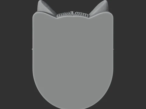 Wolf Head Wall Hanger Coat and Key Holder Hook 3D Model