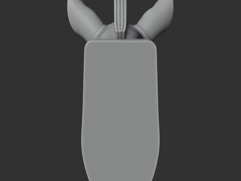 Zebra Head Wall Hanger Coat and Key Holder Hook 3D Model