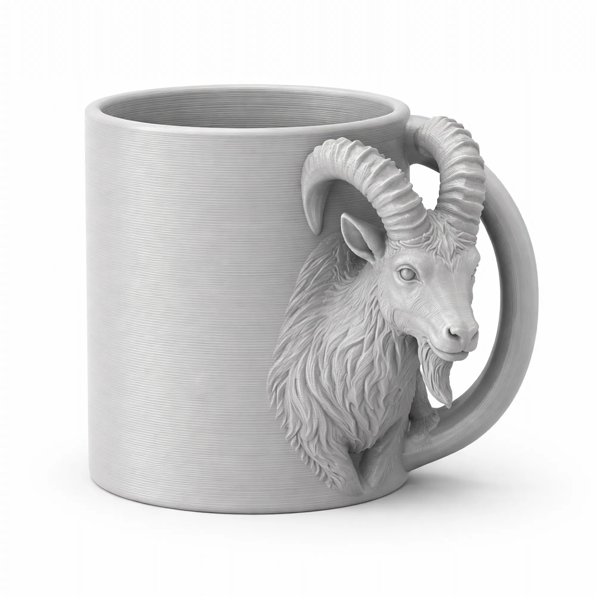 Ibex Mug 3D Model .c4d .max .obj .3ds .fbx .stl .blend 