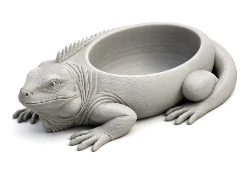 Iguana Bowl 3D Model