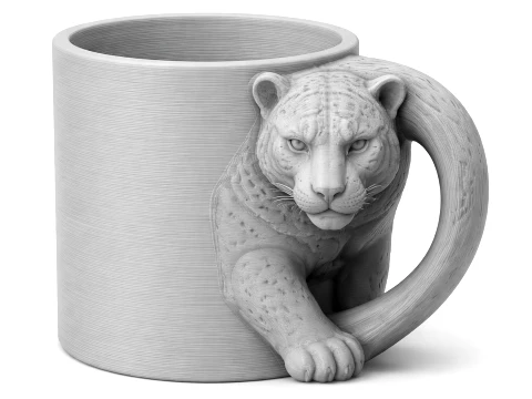 Jaguar Mug 3D Model