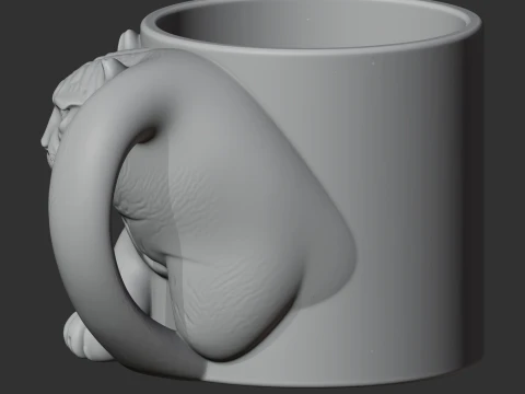 Jaguar Mug 3D Model