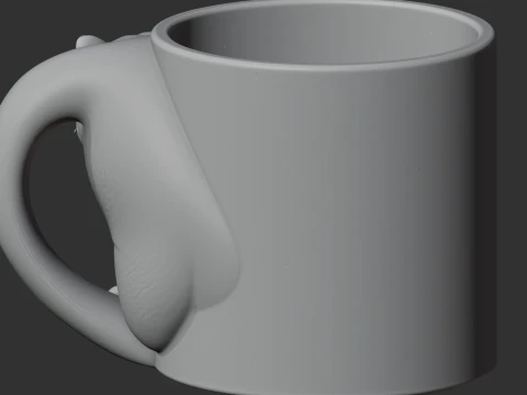 Jaguar Mug 3D Model