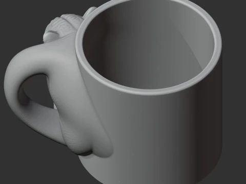 Jaguar Mug 3D Model