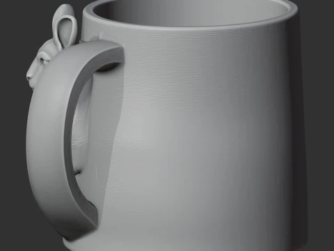 Kangaroo Mug 3D Model