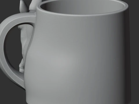 Kangaroo Mug 3D Model