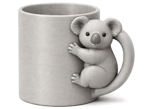 Koala Mug 3D Model