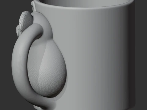 Koala Mug 3D Model