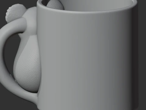 Koala Mug 3D Model