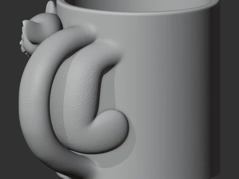 Lemur Mug 3D Model