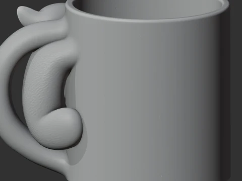 Lemur Mug 3D Model
