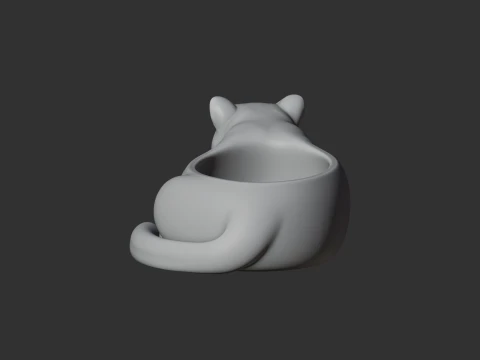 Leopard Bowl 3D Model