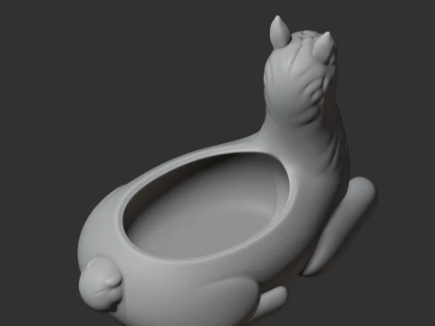 Llama Bowl 3D Model