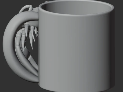 Lobster Mug 3D Model