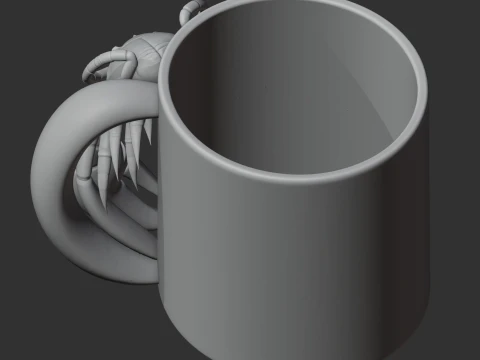 Lobster Mug 3D Model