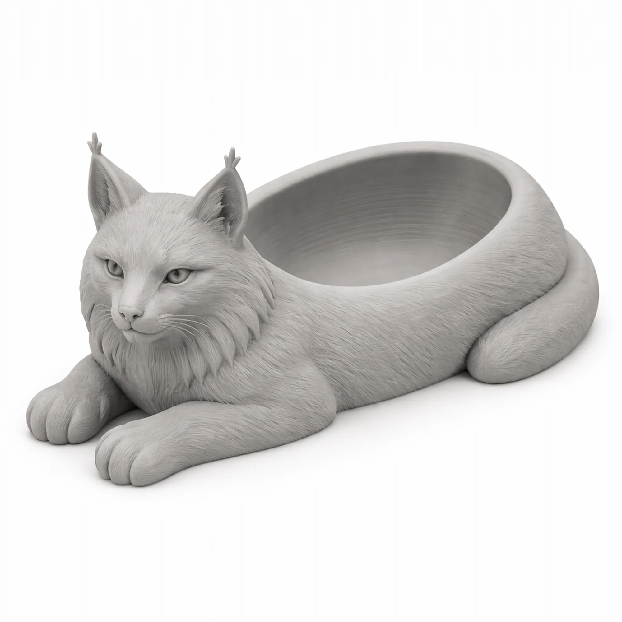 Lynx Bowl 3D Model .c4d .max .obj .3ds .fbx .stl .blend 