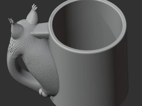 Lynx Mug 3D Model