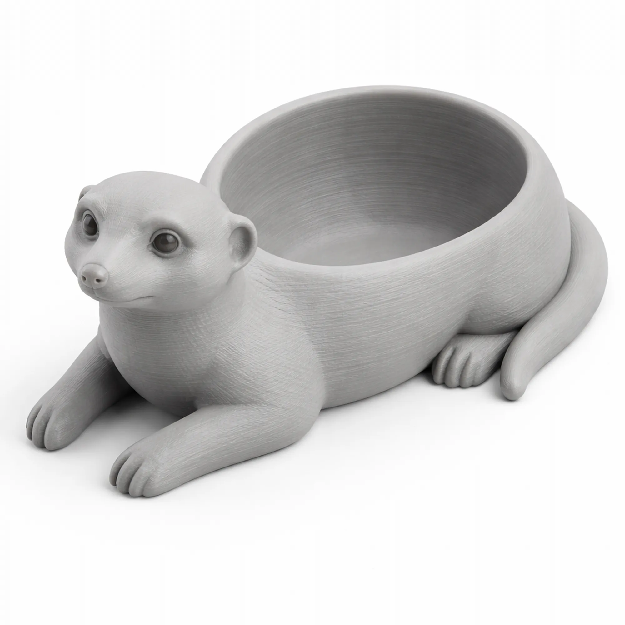 Meerkat Bowl 3D Model .c4d .max .obj .3ds .fbx .stl .blend 