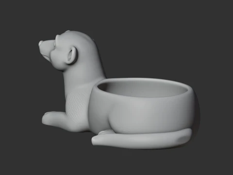 Meerkat Bowl 3D Model