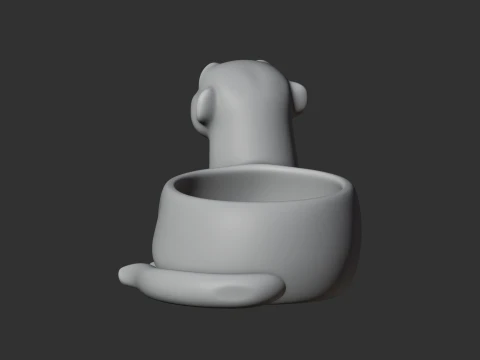 Meerkat Bowl 3D Model
