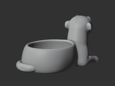 Meerkat Bowl 3D Model