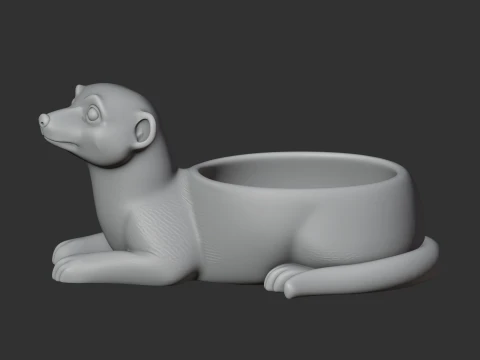 Meerkat Bowl 3D Model